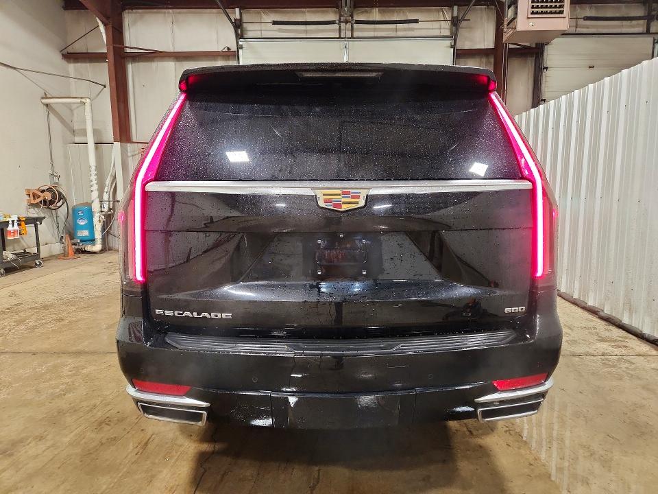 2021 Cadillac Escalade VIN 1GYS3AKL4MR370280 COPART salvage auction — MINOR DENT/SCRATCHES, Wv - Certificate Of Title (P), sold $37,250 on 2026-09-03 (photo 6)