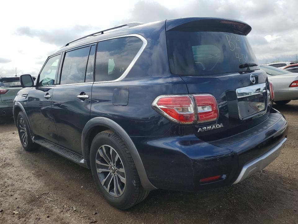 2018 Nissan Armada VIN JN8AY2NC3J9550953 COPART salvage auction — MECHANICAL, Il - Cert Of Title-Corrected, sold $10,500 on 2026-07-23 (photo 2)