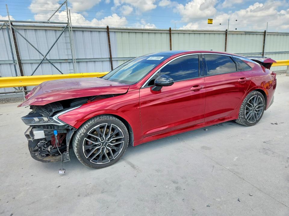 2023 Kia K5 VIN 5XXG44J80PG201274 COPART salvage auction — FRONT END, Tx - Salvage Vehicle Title, sold $2,100 on 2026-07-28 (photo 1)