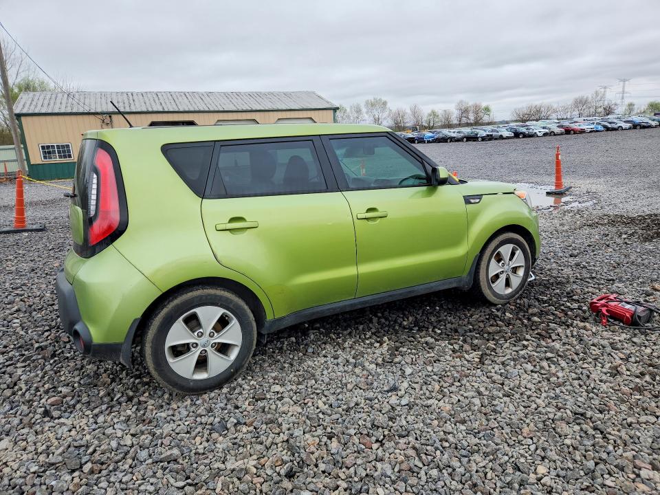 2014 Kia Soul VIN KNDJN2A21E7736204 COPART salvage auction — FRONT END, Il - Salvage Certificate, sold $350 on 2026-07-27 (photo 3)