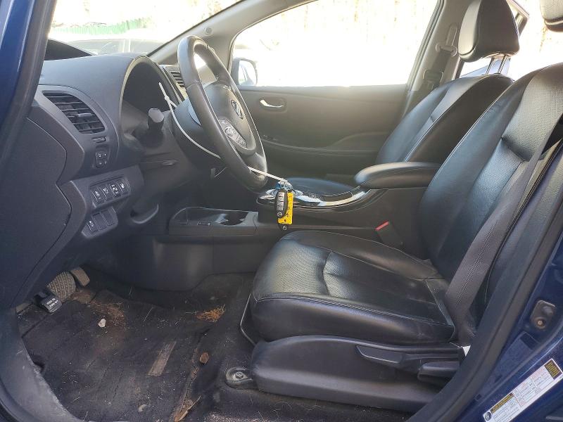 2017 Nissan Leaf VIN 1N4BZ0CP1HC310603 COPART salvage auction — REAR END, Vt - Cert Of Title-Salvage Vehicle, sold $850 on 2026-07-06 (photo 7)