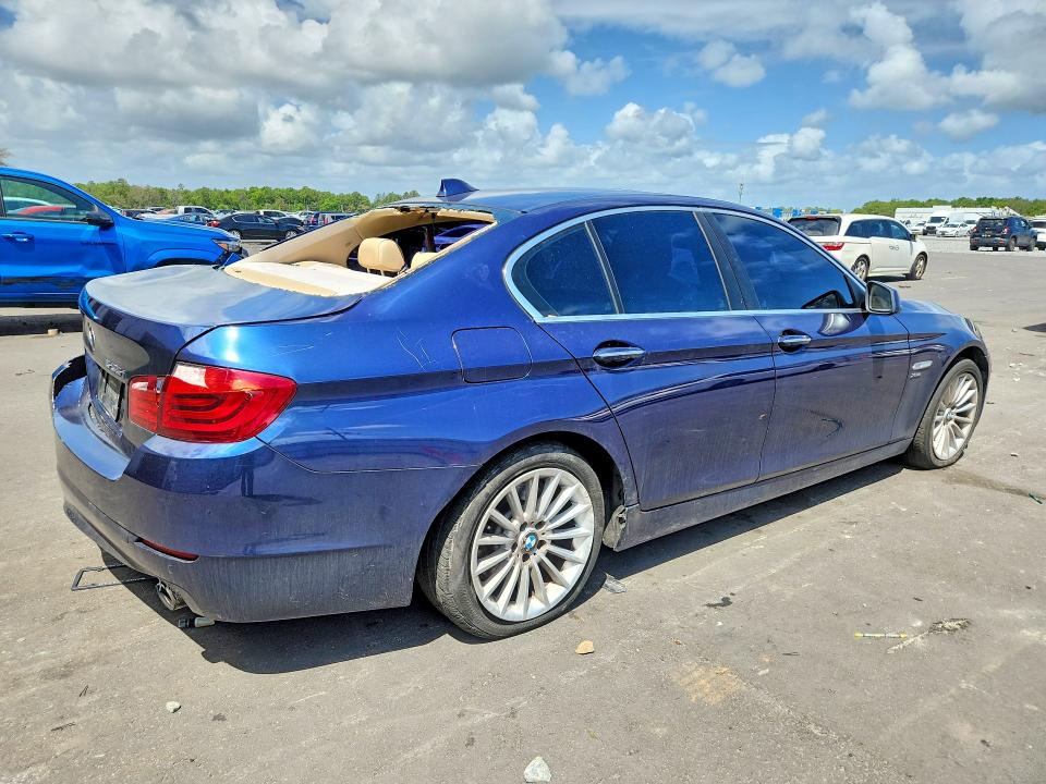 2011 BMW 5 series VIN WBAFU7C59BC870777 COPART salvage auction — REAR END, FL - CERT OF TITLE SLVG REBUILDABLE, sold $1,200 on 2026-07-20 (photo 3)