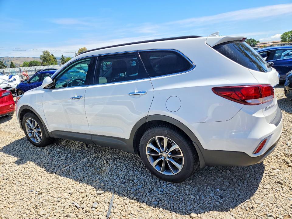 2017 Hyundai Santa fe VIN KM8SMDHF0HU191299 COPART salvage auction — MECHANICAL, Salvage Title, sold $1,550 on 2026-07-28 (photo 2)