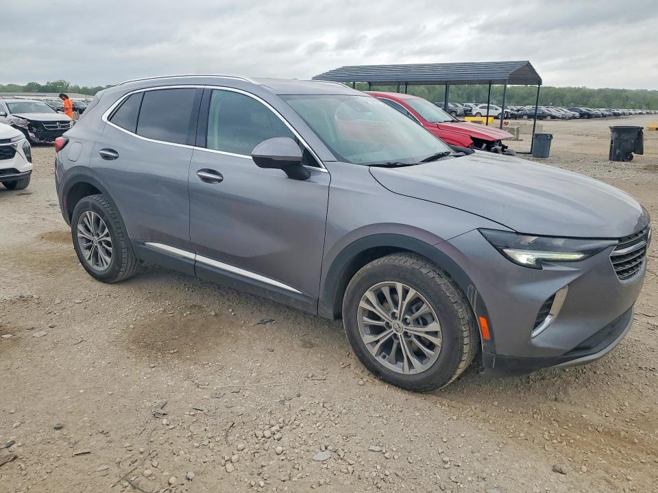 2022 Buick Envision VIN LRBAZLR41ND109566 COPART salvage auction — HAIL, Ks - Cert Of Title-Salvage, sold $5,700 on 2026-07-09 (photo 4)