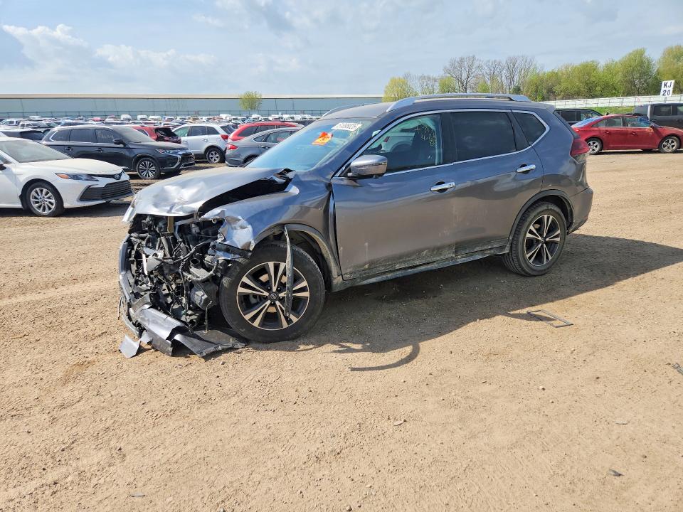 2020 Nissan Rogue VIN JN8AT2MT7LW035653 COPART salvage auction — FRONT END, Mi - Certificate Of Title, sold $3,000 on 2026-07-15 (photo 1)