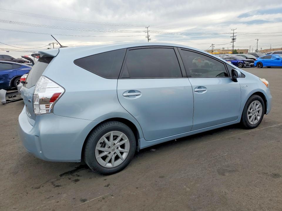 2012 Toyota Prius VIN JTDZN3EU6C3133841 COPART salvage auction — REAR END, Ca - Salvage Certificate, sold $3,600 on 2026-07-20 (photo 3)