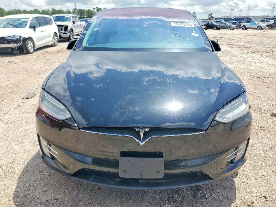 2018 Tesla Model x VIN 5YJXCBE29JF136366 COPART salvage auction — REAR END, TX - SALVAGE VEHICLE TITLE, sold $8,200 on 2026-07-28 (photo 5)