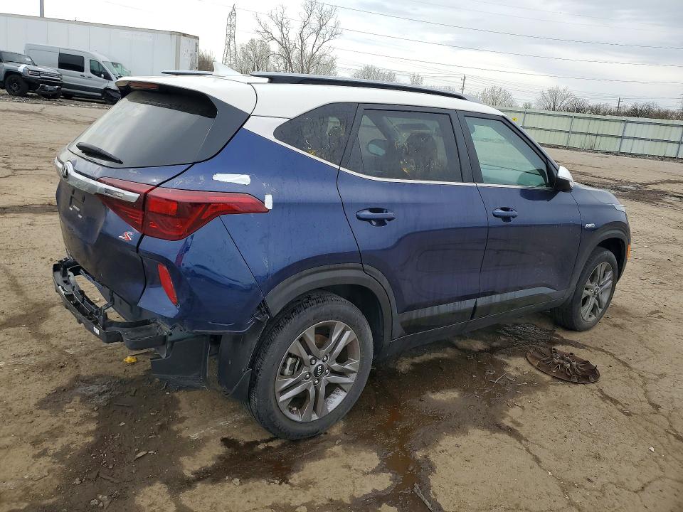 2021 Kia Seltos VIN KNDEUCAA7M7223488 COPART salvage auction — REAR END, Fl - Certificate Of Destruction, sold $3,800 on 2026-07-02 (photo 3)