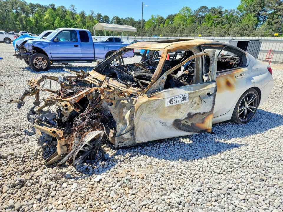 2019 BMW 3 series VIN WBA5R1C52KAK12739 COPART salvage auction — BURN, GA - BILL OF SALE - PARTS ONLY, sold $275 on 2026-07-14 (photo 1)