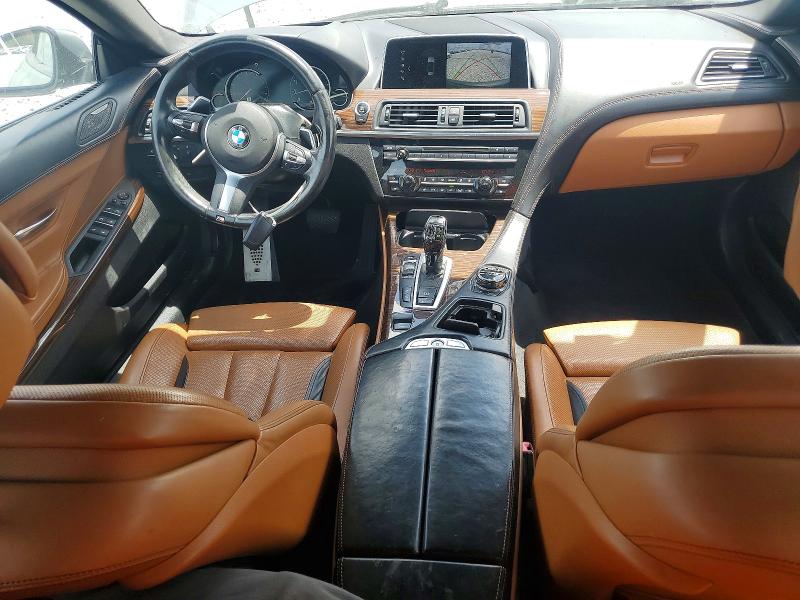 2018 BMW 6er VIN WBA6F7C53JG232249 COPART salvage auction — FRONT END, Salvage Title, sold $200 on 2026-07-21 (photo 8)