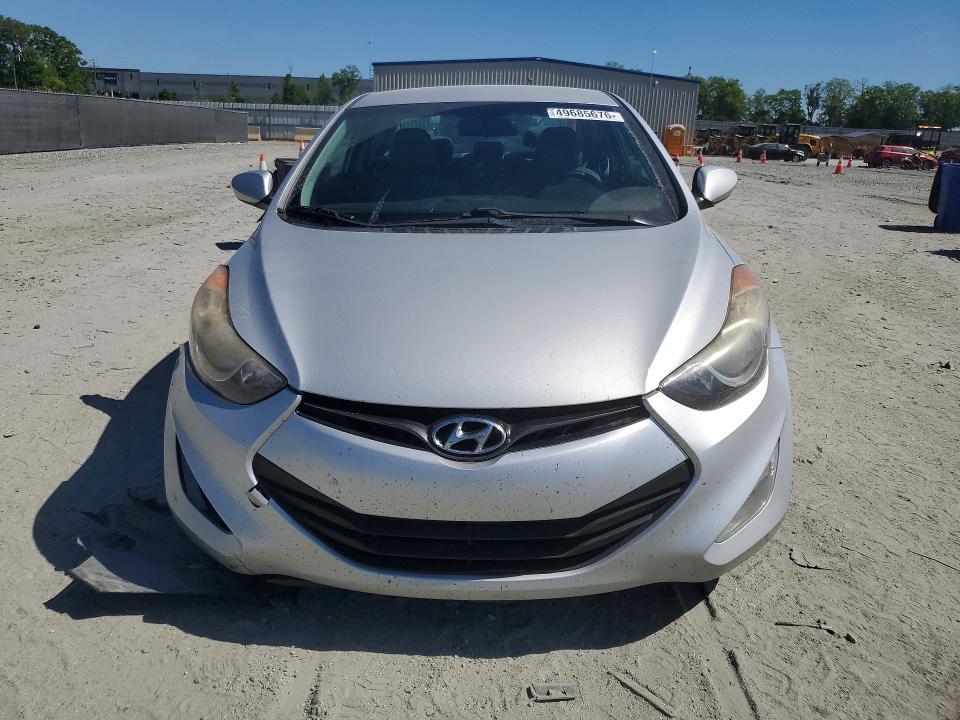 2013 Hyundai Elantra VIN KMHDH6AE4DU018714 COPART salvage auction — FRONT END, Sc - Cert Of Title-Salvage, sold $1,350 on 2026-07-06 (photo 5)