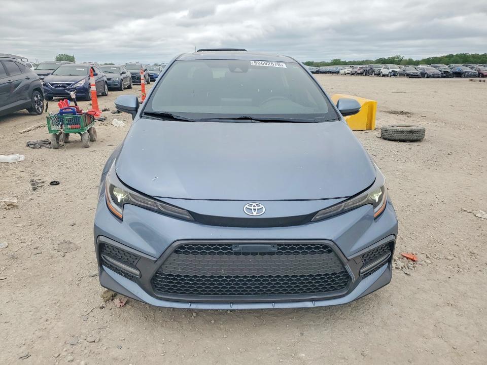 2022 Toyota Corolla VIN JTDP4MCE3NJ098556 COPART salvage auction — HAIL, Ks - Cert Of Title-Salvage, sold $10,300 on 2026-07-09 (photo 5)