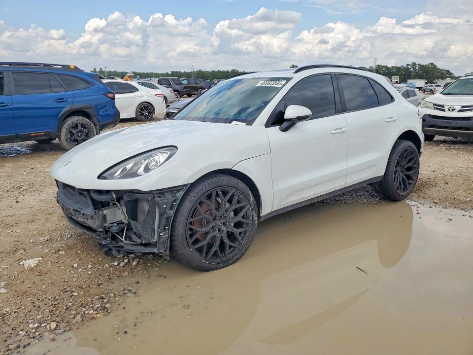 2018 Porsche Macan VIN WP1AB2A58JLB33320 COPART salvage auction — FRONT END, Tx - Salvage Vehicle Title, sold $8,300 on 2026-07-07 (photo 1)