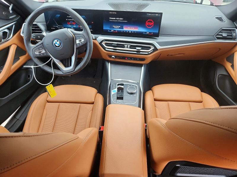2024 BMW I4 VIN WBY73AW08RFS33572 COPART salvage auction — FRONT END, Tx - Salvage Vehicle Title, sold $13,500 on 2026-07-28 (photo 8)