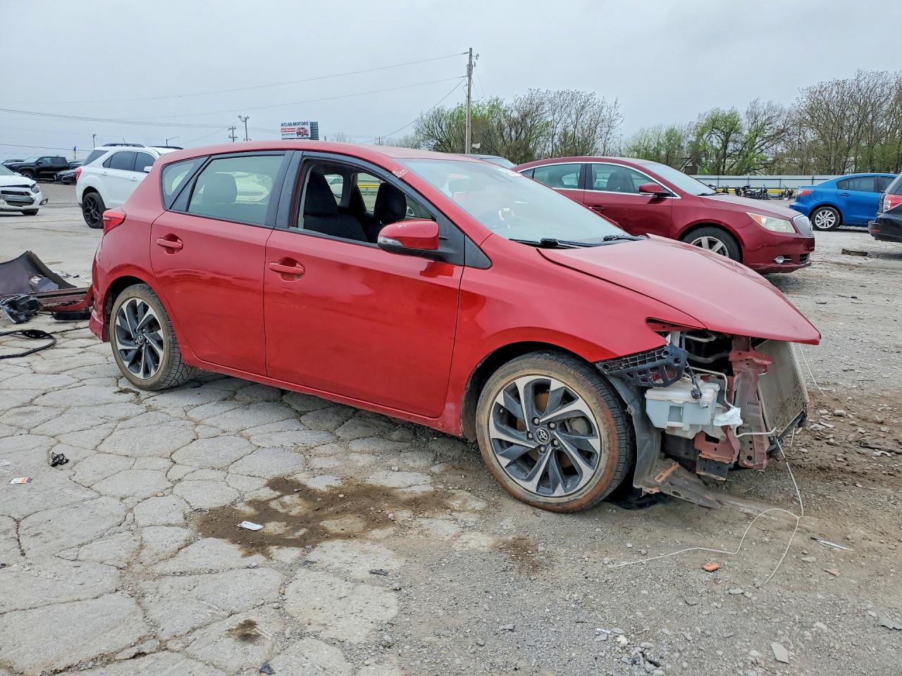 2017 Toyota Corolla VIN JTNKARJE4HJ538982 COPART salvage auction — All Over, OK - CERT OF TITLE-SALVAGE, sold $1,600 on 2026-07-09 (photo 4)