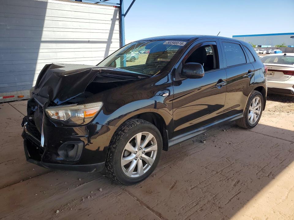 2015 Mitsubishi Outlander VIN 4A4AR3AU3FE022432 — COPART salvage auction photo