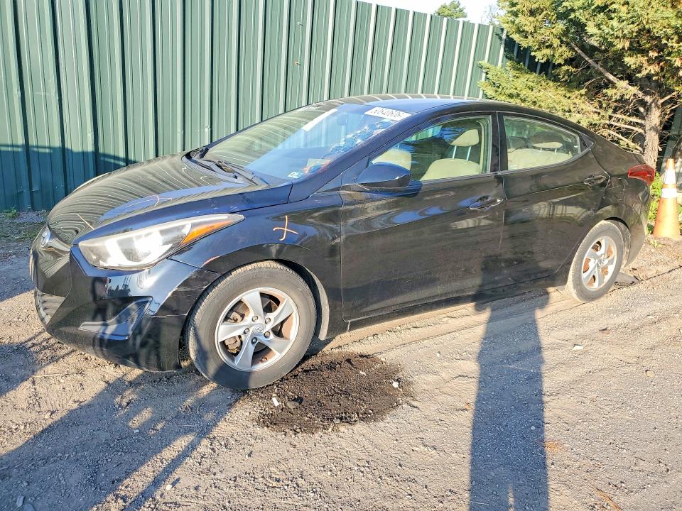 2015 Hyundai Elantra VIN KMHDH4AE3FU437452 COPART salvage auction — FRONT END, Id - Salvage Certificate Of Title, sold $1,300 on 2026-07-13 (photo 1)