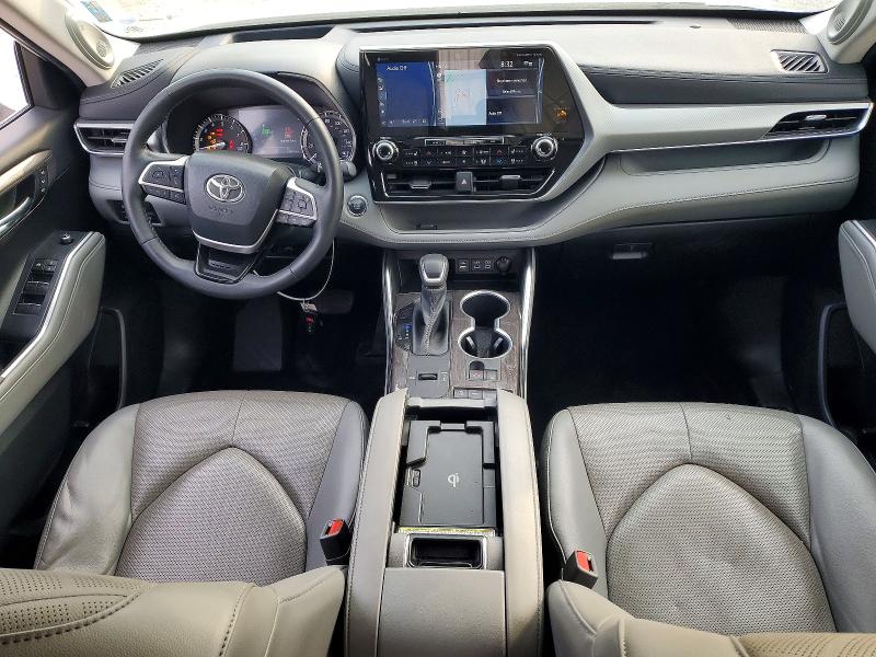2022 Toyota Highlander VIN 5TDFZRAH4NS130571 COPART salvage auction — FRONT END, Ga - Cert Of Title-Salvage, sold $22,000 on 2026-07-07 (photo 8)