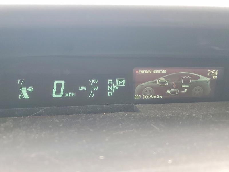 2014 Toyota Prius VIN JTDKN3DU4E1856556 COPART salvage auction — FRONT END, Tx - Certificate Of Title, sold $3,250 on 2026-07-02 (photo 9)