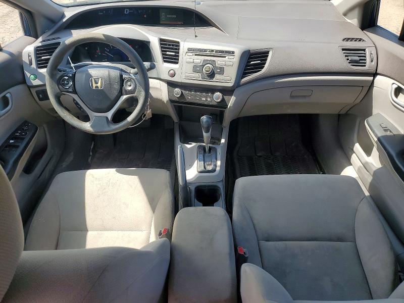 2012 Honda VIN 2HGFB2F41CH029664 COPART salvage auction — REAR END, On - Permit Salvage, sold $950 on 2026-07-02 (photo 8)