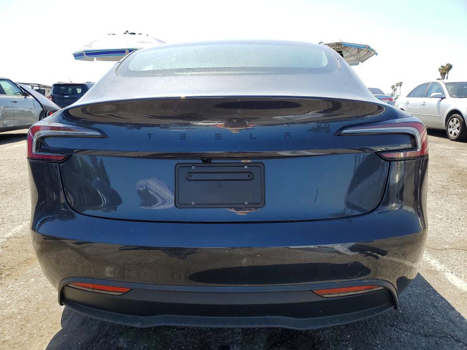 2026 Tesla VIN 5YJ3E1EA7TF145970 COPART salvage auction — FRONT END, CA - SALVAGE CERTIFICATE, sold $15,000 on 2026-07-31 (photo 6)