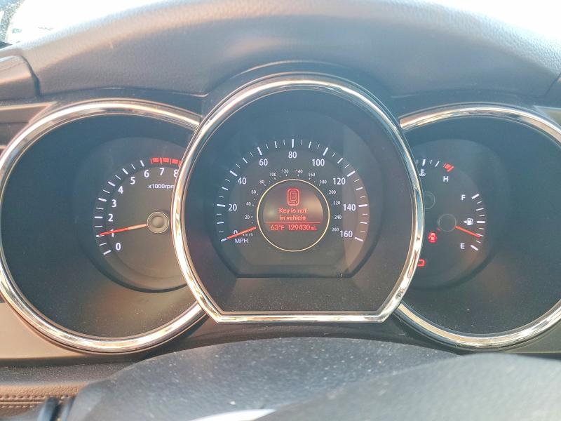 2013 Kia Optima VIN 5XXGN4A71DG155308 COPART salvage auction — REAR END, Ca - Salvage Certificate, sold $425 on 2026-07-06 (photo 9)