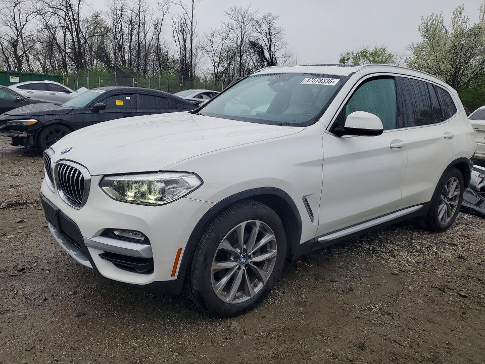 2019 BMW X3 VIN 5UXTR9C50KLR10584 COPART salvage auction — REAR END, Md - Cert Of Salvage > 75% Damage, sold $5,800 on 2026-07-30 (photo 1)