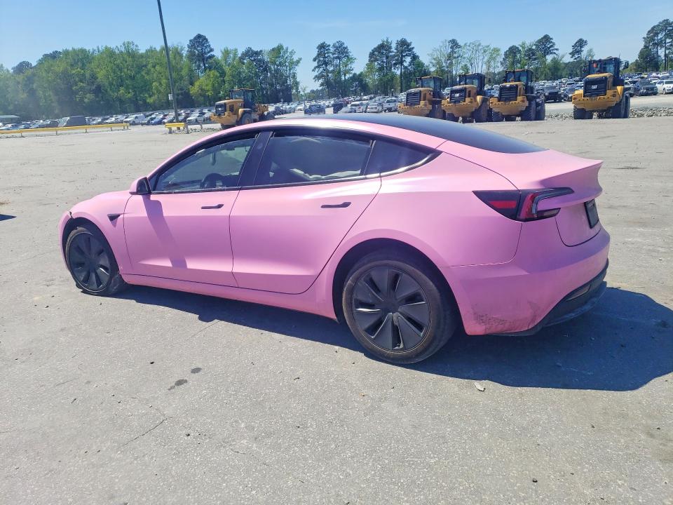 2024 Tesla Model 3 VIN 5YJ3E1EB3RF811031 COPART salvage auction — FRONT END, Nc - Salvage Certificate Of Title, sold $425 on 2026-07-30 (photo 2)