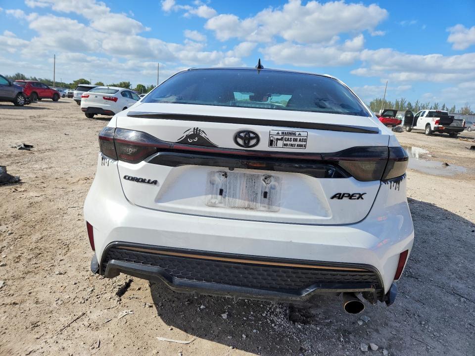 2022 Toyota Corolla VIN 5YFS4MCE9NP112675 COPART salvage auction — FRONT END, Fl - Certificate Of Destruction, sold $3,950 on 2026-07-14 (photo 6)