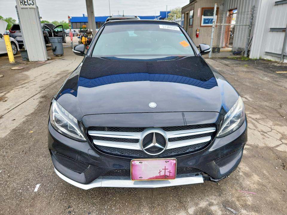 2015 Mercedes-benz C-klasse VIN 55SWF4KB7FU020639 COPART salvage auction — MINOR DENT/SCRATCHES, In - Certificate Of Title (P), sold $5,600 on 2026-07-09 (photo 5)