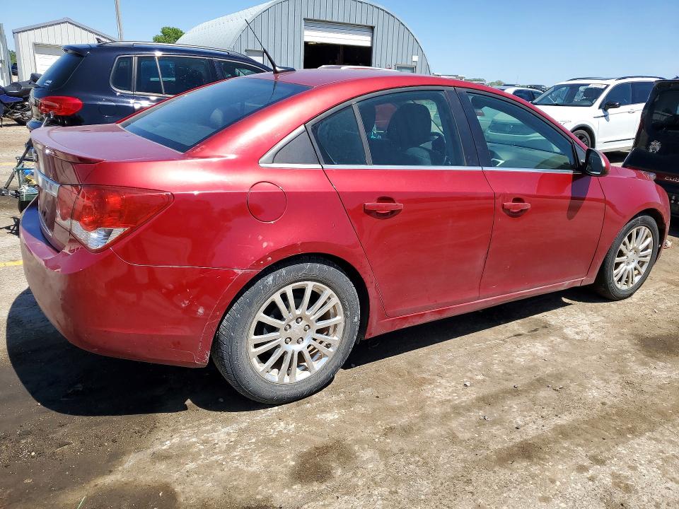 2012 Chevrolet Cruze VIN 1G1PJ5SC0C7179418 COPART salvage auction — REAR END, Salvage Title, sold $425 on 2026-08-03 (photo 3)
