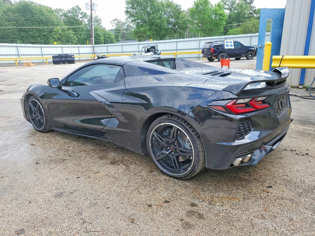2022 Chevrolet Corvette Stingray VIN 1G1YA3D43N5113829 COPART salvage auction — Undercarriage, TX - SALVAGE VEHICLE TITLE, sold $30,000 on 2026-07-06 (photo 2)