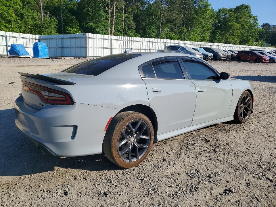2021 Dodge Charger VIN 2C3CDXCT1MH632897 COPART salvage auction — FRONT END, Id - Salvage Certificate Of Title, sold $9,600 on 2026-08-25 (photo 3)