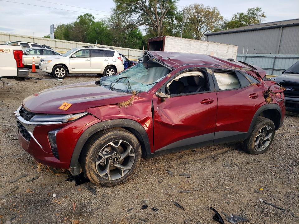 2025 Chevrolet Trax VIN KL77LHEP7SC148333 COPART salvage auction — ROLLOVER, Id - Cert Of Title-Junk, sold $2,050 on 2026-07-24 (photo 1)