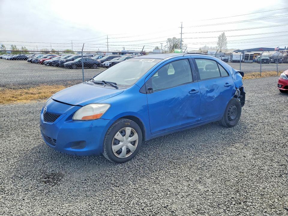 2010 Toyota Yaris VIN JTDBT4K36A4064150 COPART salvage auction — REAR END, Or - Salvage Title Certificate, sold $200 on 2026-07-07 (photo 1)