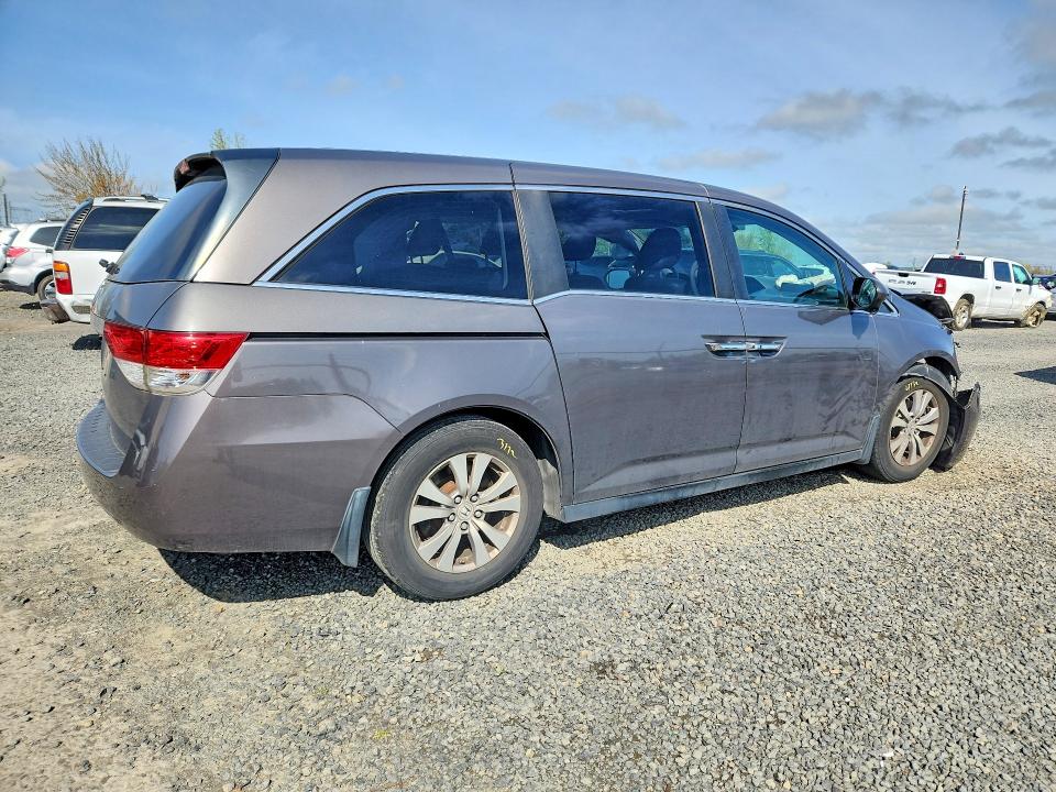 2014 Honda Odyssey VIN 5FNRL5H65EB048140 COPART salvage auction — FRONT END, Or - Lien Papers Salvage, sold $1,500 on 2026-08-04 (photo 3)