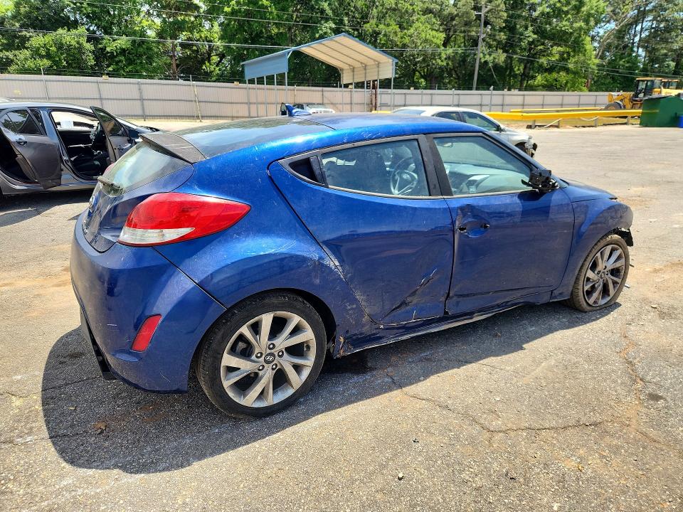 2016 Hyundai Veloster VIN KMHTC6AD9GU302104 COPART salvage auction — FRONT END, Al - Cert Of Title-Salvage Title, sold $550 on 2026-07-06 (photo 3)