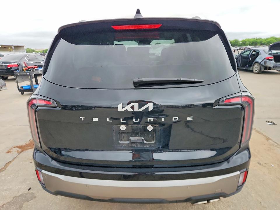 2025 Kia Telluride VIN 5XYP34GC8SG697170 COPART salvage auction — FRONT END, Tx - Salvage Vehicle Title, sold $3,450 on 2026-07-30 (photo 6)