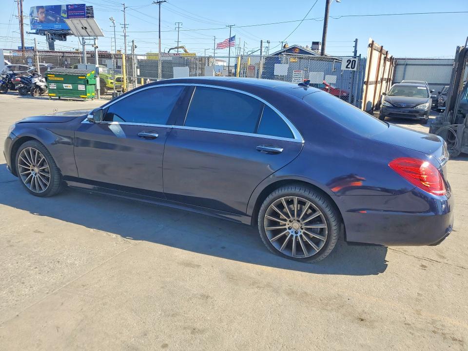 2015 Mercedes-benz S class VIN WDDUG8CB4FA169505 COPART salvage auction — FRONT END, Ca - Dlr/Dis/Exp Only Salvage Title, sold $9,400 on 2026-07-23 (photo 2)