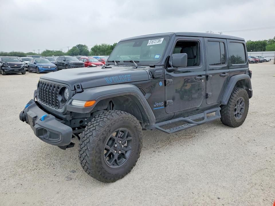 2024 Jeep Wrangler / VIN 1C4RJXN62RW154200 — COPART salvage auction photo