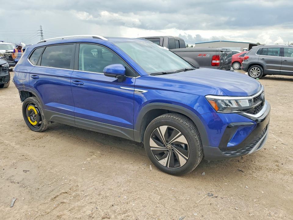 2024 Volkswagen Taos VIN 3VVUX7B25RM040137 COPART salvage auction — REAR END, Tx - Salvage Vehicle Title, sold $8,700 on 2026-07-24 (photo 4)