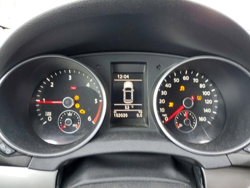 2013 Volkswagen Golf VIN WVWNM7AJ5DW000671 COPART salvage auction — FRONT END, Md - Cert Of Salvage > 75% Damage, sold $450 on 2026-07-06 (photo 9)