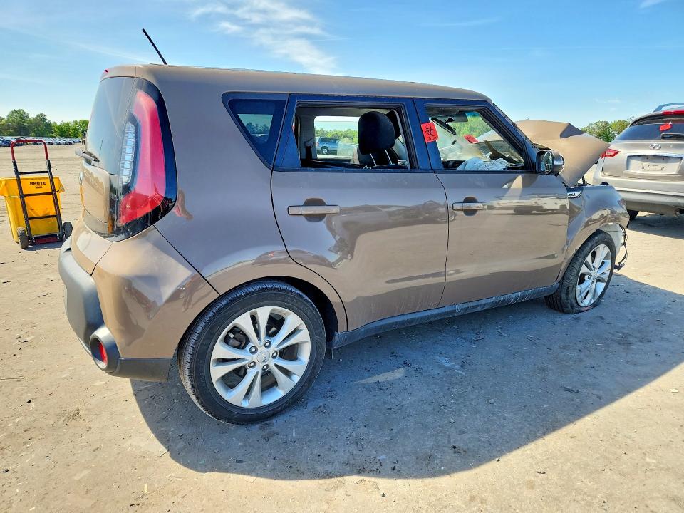 2014 Kia Soul VIN KNDJP3A50E7037673 COPART salvage auction — FRONT END, Id - Salvage Certificate Of Title, sold $300 on 2026-07-15 (photo 3)