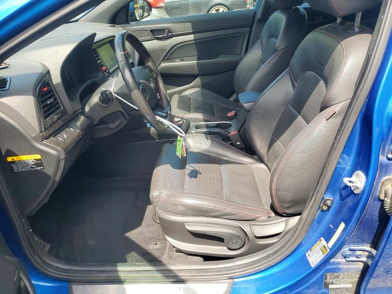 2018 Hyundai Elantra VIN KMHD04LB1JU484384 COPART salvage auction — FRONT END, Md - Cert Of Salvage > 75% Damage, sold $1,450 on 2026-07-17 (photo 7)