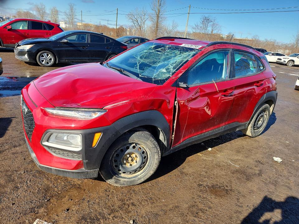 2019 Hyundai Kona VIN KM8K12AA1KU287848 COPART salvage auction — FRONT END, Salvage Title, sold $575 on 2026-07-28 (photo 1)