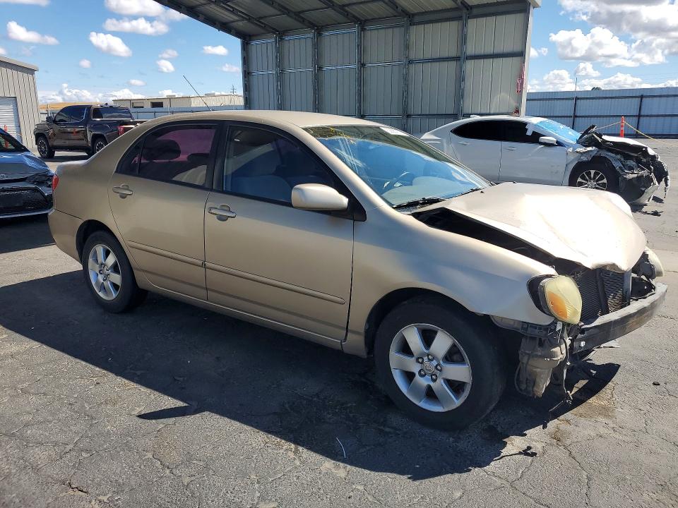2005 Toyota Corolla VIN 1NXBR32E95Z393730 COPART salvage auction — FRONT END, Ca - Salvage Certificate, sold $575 on 2026-07-02 (photo 4)