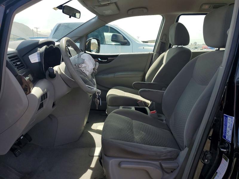 2015 Nissan Quest VIN JN8AE2KP0F9127674 COPART salvage auction — FRONT END, Ca - Salvage Certificate, sold $525 on 2026-07-02 (photo 7)