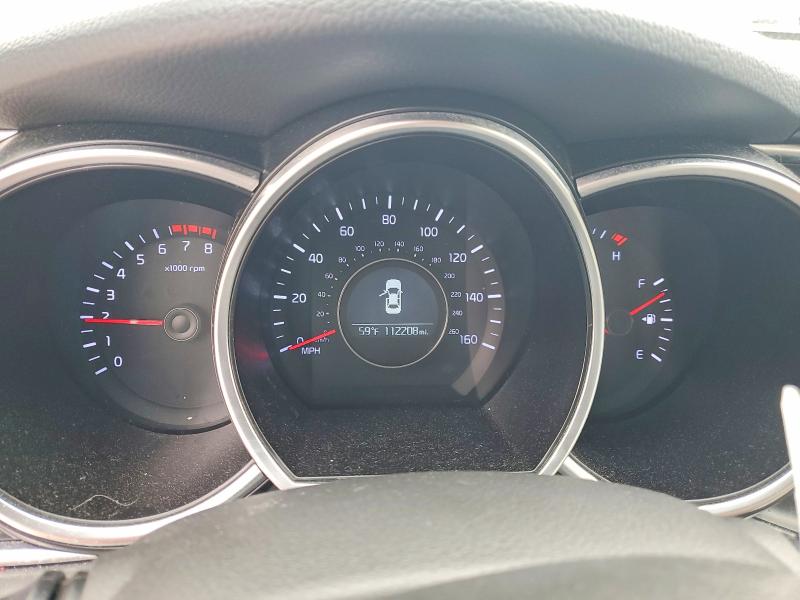 2015 Kia Optima VIN KNAGM4A76F5608104 COPART salvage auction — FRONT END, Sc - Cert Of Title-Salvage, sold $550 on 2026-07-27 (photo 9)