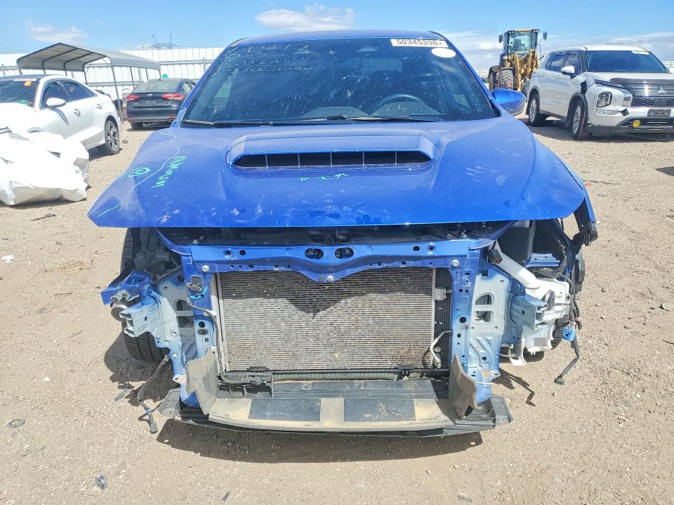 2024 Subaru Wrx VIN JF1VBAH65R9800547 COPART salvage auction — FRONT END, Ca - Salvage Certificate, sold $8,100 on 2026-07-06 (photo 5)
