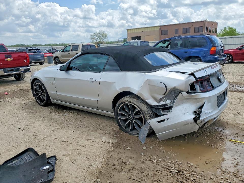 2014 Ford Mustang VIN 1ZVBP8FFXE5249962 COPART salvage auction — REAR END, Ks - Cert Of Title-Salvage, sold $2,100 on 2026-07-02 (photo 2)